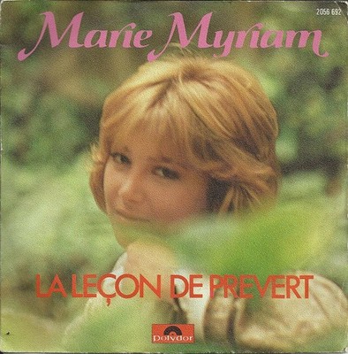 Marie Myriam - La Leçon De Prévert 7'' Single Vinyl Pop Chanson 53829