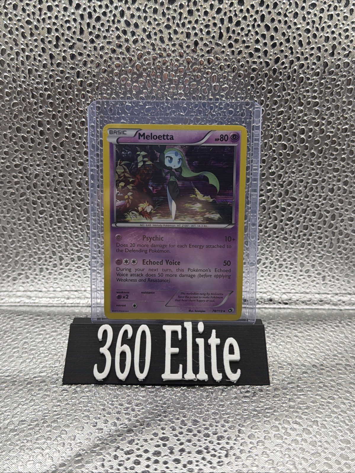 Meloetta 78/113 Holo, 2013 Legendary Treasures, Pokemon TCG Cards