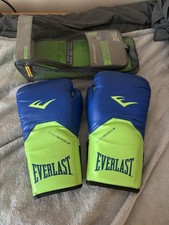 EVERLAST PRO STYLE ELITE TRAINING GLOVES 1200158 12 OZ Blue/Green
