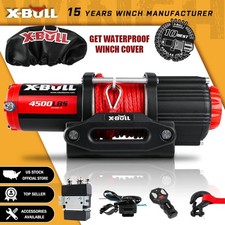 X-bull 3000lbs 4500lbs 6000lbs Atv Winch Kit 12v Electric Winch With Winch Cover