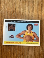 Anderson Varejao Fleer Rookie Throwback Threads NBA LOGO Basketball Relic!  SSP