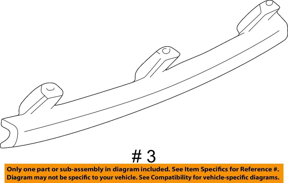 SE ADAPTA A CHEVROLET VENTURE SUPPORT 1997-2000 FRT BPR FASCIA LWR 10232648 - NUEVO OEM Foto 3 de 3