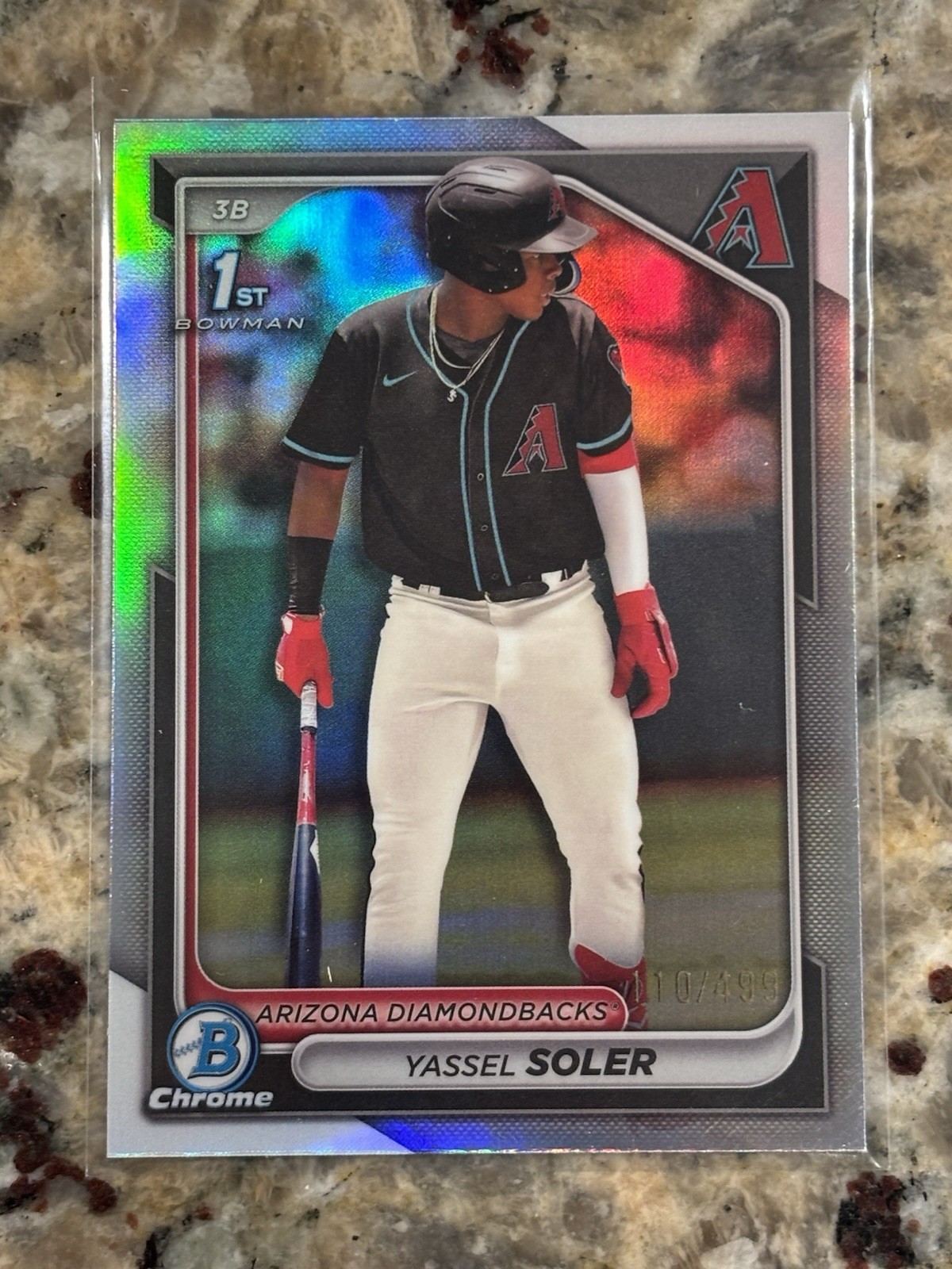 2024 Bowman Chrome - Prospects Yassel Soler #BCP-174 Refractor /499 (RC)