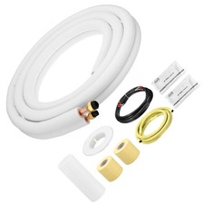 10 Ft 1/4" 3/8" OD Mini Split Line Set Air Conditioner Extension Line, 1 Set