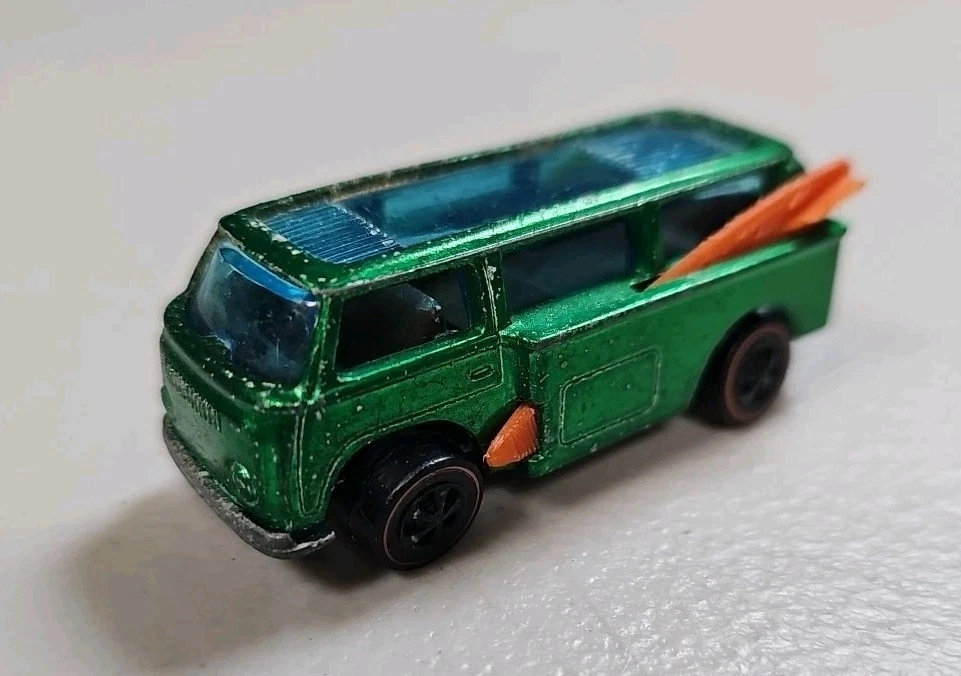 Vintage Hot Wheels Redline Custom Fleetside 1968 Rare Blue - Made In U. S - Foto 7