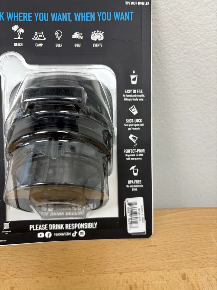 Крышка тамблера FlasKap The Madic 6 совместима с изолированными тамблерами Press-Fit 20 унций - Изображение 4 из 4