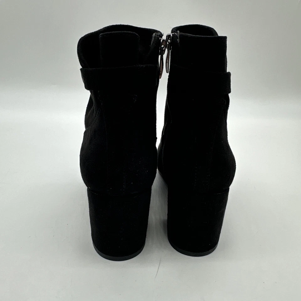 Botines FRANCO SARTO para mujer negros elásticos Nastia punta redonda tacón bloque 10M. #6 Foto 4 de 4