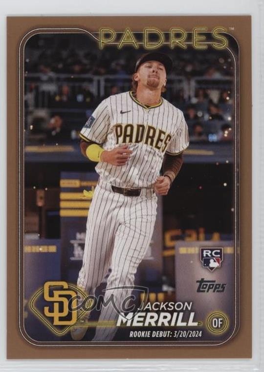 2024 Topps Update Rookie Debut Gold 571/2024 Jackson Merrill #US169 0u38