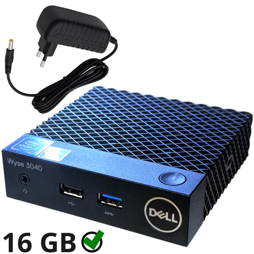 Dell Wyse 3040 Atom x5-Z8350 2GB DDR3L 16GB eMMC ThinClient +Netzeil