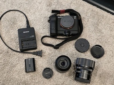 Sony Alpha a7CR with3  lens Sigma 45/2.8 ziess 35/2.8  