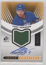 2012-13 SP Game Used Edition Inked Sweaters 9/99 Cody Hodgson #IS-HO Auto u0h