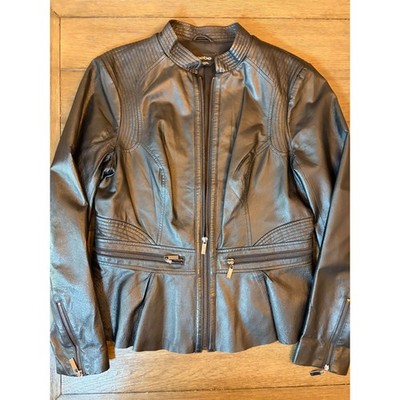 motorcycle jackets faux leather peplum jacket plus size