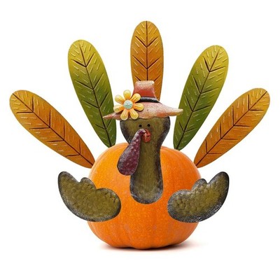 FORUP Thanksgiving Pumpkin Turkey Making Kit, Turkey Decor Kit for Autumn Fal...