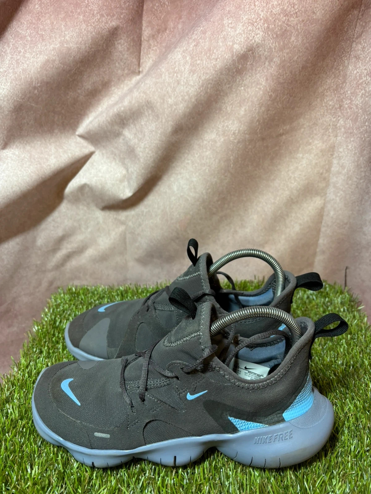 Nike Free RN 5.0 in Thunder Grey Trainers size 4 AQ1289-003 RU image 3