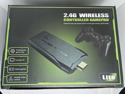 2.4G Wireless Controller Gamepad Lite Game Stick with 2 Controllers NEW OPEN BOX