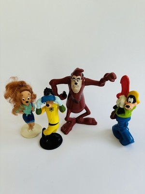 McDonald s Goofy Movie 1996 Set Goofy Max Roxanne Bigfoot Disney Figuren  All