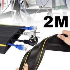 Floor Cable Cover Protector | Rubber Heavy Duty Trunking | Wire Lead Trip Bumper