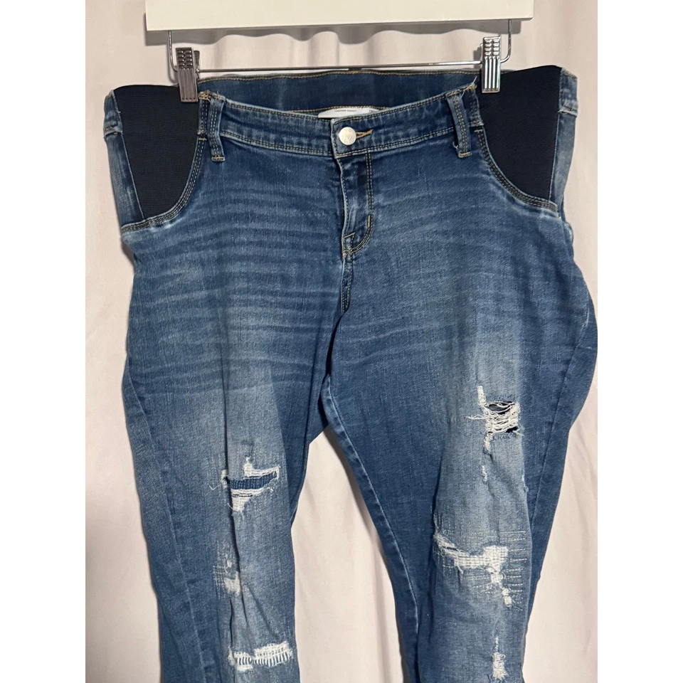 Pantalones de mezclilla de maternidad Liz Lange talla grande Foto 3 de 4