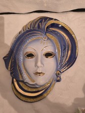 Wanddeko Deko Venezianische Maske Porzellanmaske