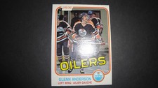 1981-82 O-PEE-CHEE GLENN ANDERSON ROOKIE CARD #108. rookie card picture
