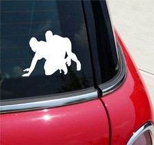 WRESTLING 3 WRESTLE WRESTLERS GRAPHIC DECAL STICKER ART CAR WALL