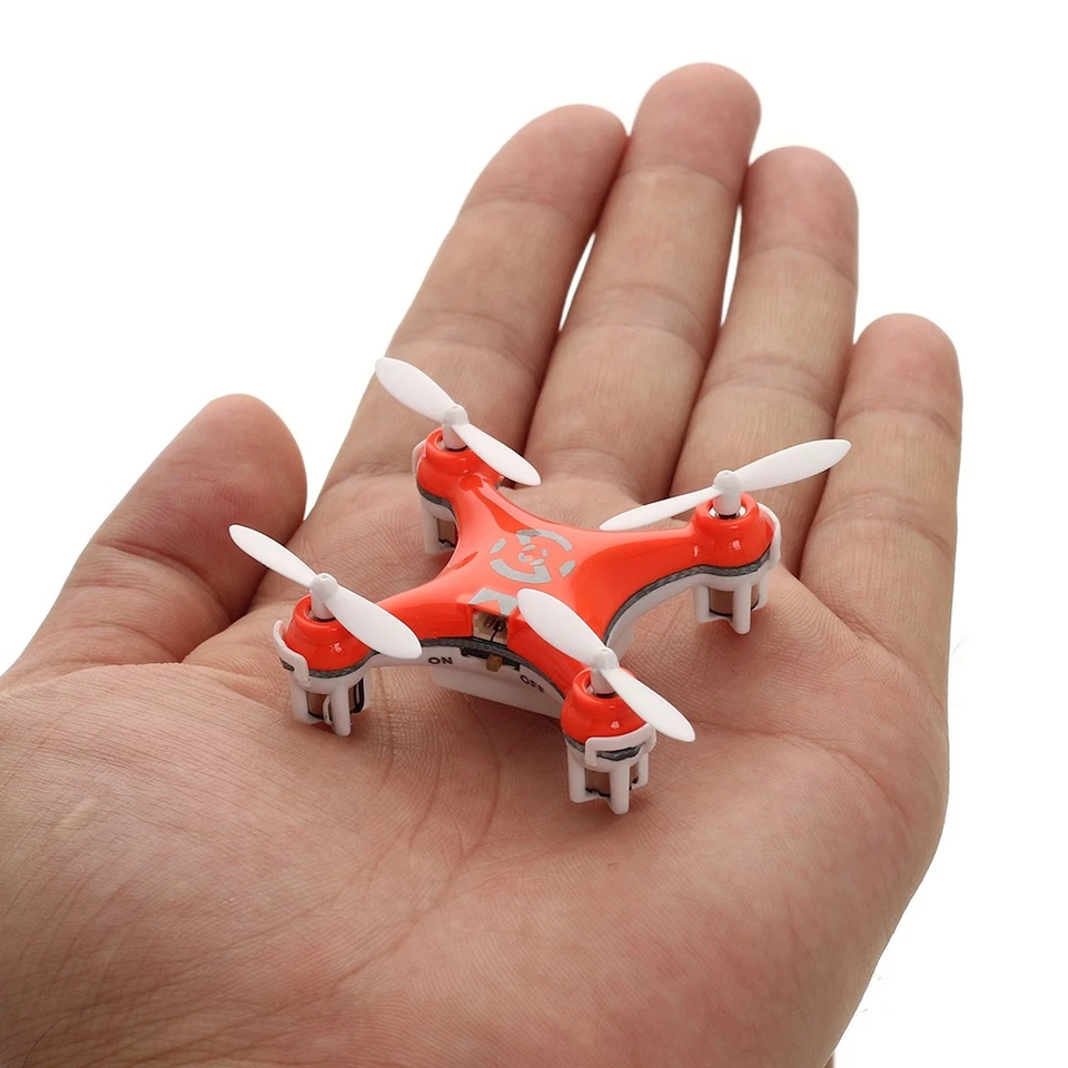 Orange Mini RC Drone 2.4G 4CH 6-Axis Quadcopter LED Aircraft Toy Remote Control - Image 4 of 4