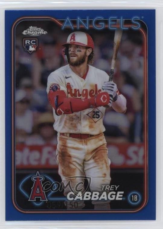 2024 Topps Chrome Blue Refractor 59/150 Trey Cabbage #226 go9