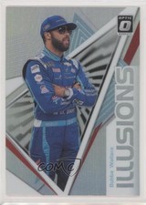 2020 Panini Donruss NASCAR Optic Illusions Holo Prizm Bubba Wallace #IL8 0b3n