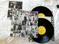1972 ROLLING STONES "EXILE ON MAIN STREET" COC 2 2900 2LP GATEFOLD POSTCARDS EX