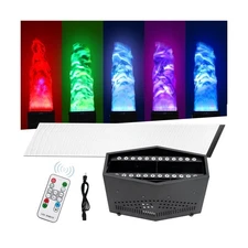 RGB Fake Fire Flame Light with 36 LED Light 6ft Artificial Simulated Flames L...
