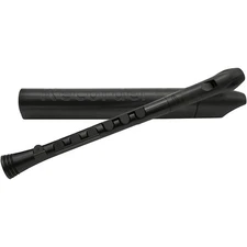 Nuvo Recorder+ Baroque Fingering with Hard Case Black/Black