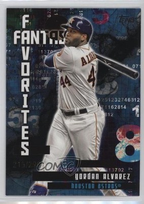 2024 Topps Series 2 Fantasy Favorites Black 215/299 Yordan Alvarez #16 0rd2