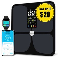 Bluetooth Body Fat Scale Heart Rate Smart Digital Bathroom Weight
