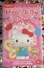 MINISO Sanrio Hello Kitty Balloon Celebration Series Figure Blind Box New Sealed