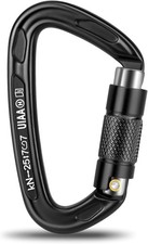 T-Fly Auto Locking Climbing Carabiner Clips 25KN 5620 lbs , Heavy Duty Carabine