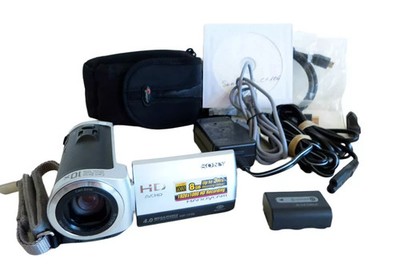Sony HDR-CX106E 4Mpix Full HD Camcorder, 8GB, Touchscreen, ideal für Urlaub