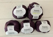 Knit Picks PALETTE Fingering Yarn Lot Of 5 Balls  100% Peruvian Wool