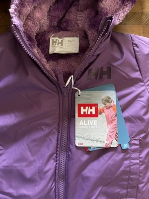 Helly Hansen K Champ Reversible Jacket Crushed Grape Purple Size 2/ 92 cm NWT