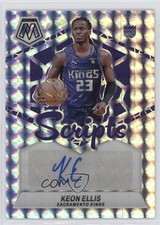 2023-24 Panini Mosaic Scripts Keon Ellis #MS-KES Auto 09gj