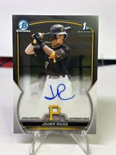 2023 Bowman Chrome Javier Rivas Auto 1st Prospect #CPA-JRS Pirates