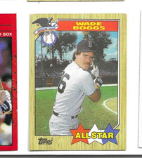 Boston Red Sox Baseball Cards Pick & Choose Your Card! Boggs / Clemens / Ortiz
