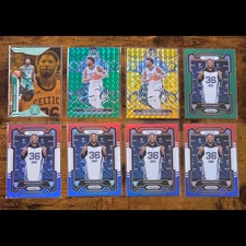 MARCUS SMART (8) Card Lot - 2023-24 Panini Prizm RWB, Green, Mosaic Parallels