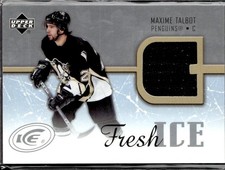 2005-06 Upper Deck Ice - Fresh Ice Maxime Talbot #FI-MT (MEM, RC) Used