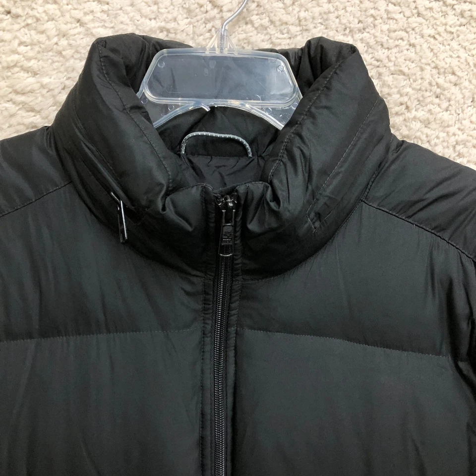 Chaqueta GAP Grande Adulto Negra Más Cálida Cremallera Completa Bolsillo Acolchado Acolchado Abajo Para Hombres L Foto 2 de 4
