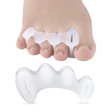 Gel Toe Separator Stretcher Spacer Spreader Corrector for Bunions Hammer Toe