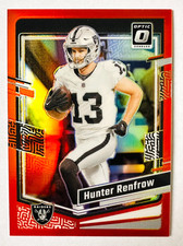 2023 Donruss Optic Hunter Renfrow ORANGE Prizm Card SP #/249 Raiders Star!