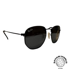Image of Ray‑Ban RB3548 Hexagonal Sunglasses – Classic Metal Frame, Iconic Unisex Style