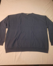 Hanes Unisex Garment Dyed Fleece Sweatshirt Anchor Slate 3XL