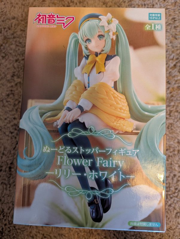 FuRyu Hatsune Miku Flower Fairy Noodle Stopper PVC Figure Model Toy