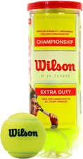 WILSON Championship Tennis Balls Single Can 3 Balls , Yellow